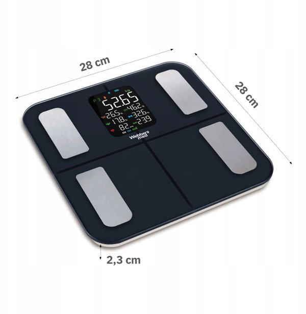 Αναλυτική Ζυγαριά Μπάνιου 16 Παραμέτρων Apple Health, Google Fit, IF1320C