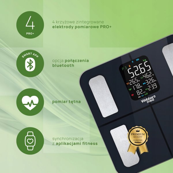 Αναλυτική Ζυγαριά Μπάνιου 16 Παραμέτρων Apple Health, Google Fit, IF1320C