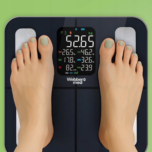 Αναλυτική Ζυγαριά Μπάνιου 16 Παραμέτρων Apple Health, Google Fit, IF1320C