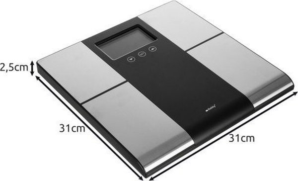Ζυγαριά μπάνιου LCD- αναλυτική Ruhhy 24638