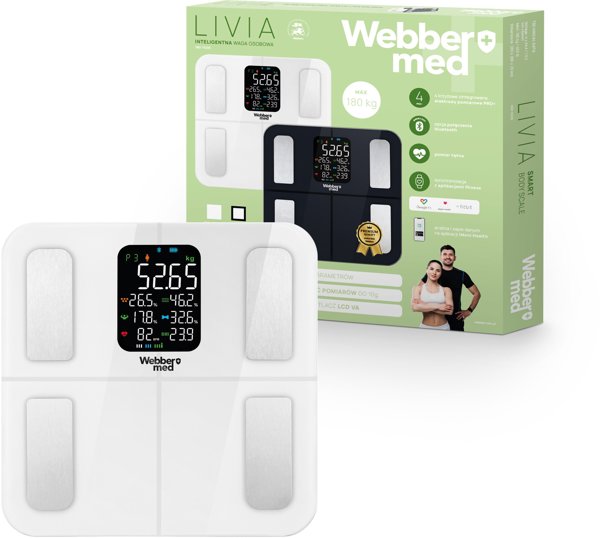 Αναλυτική Ζυγαριά Μπάνιου 16 Παραμέτρων Apple Health, Google Fit, IF1320B
