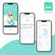 Αναλυτική Ζυγαριά Μπάνιου 16 Παραμέτρων Apple Health, Google Fit, IF1320B