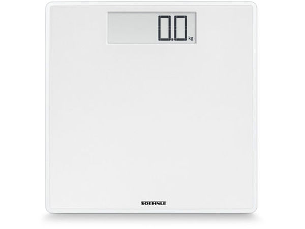 Soehnle Style Sense Safe 100 Ψηφιακή Ζυγαριά Μπάνιου Λευκή, Αντιολισθητική Επιφάνεια