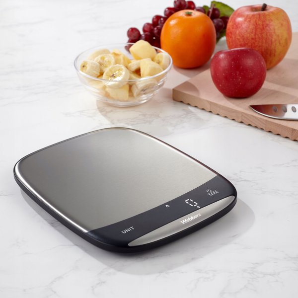 Waga kuchenna WEBBER INOX elektroniczna precyzyjna LCD 10kg USB tarowanie