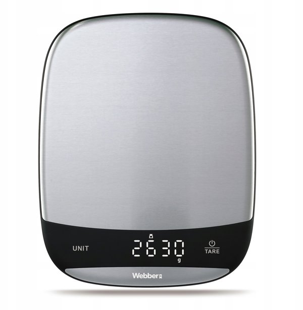Waga kuchenna WEBBER INOX elektroniczna precyzyjna LCD 10kg USB tarowanie