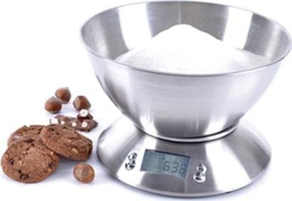 Orion Ηλεκτρονική Ζυγαριά Κουζίνας 5kg με Μεταλλικό Μπολ
