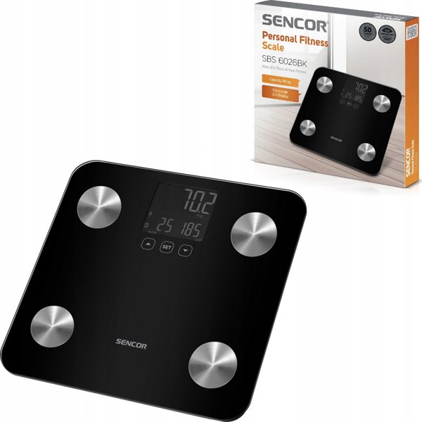 Waga lazienkowa Sencor SBS 6026BK
