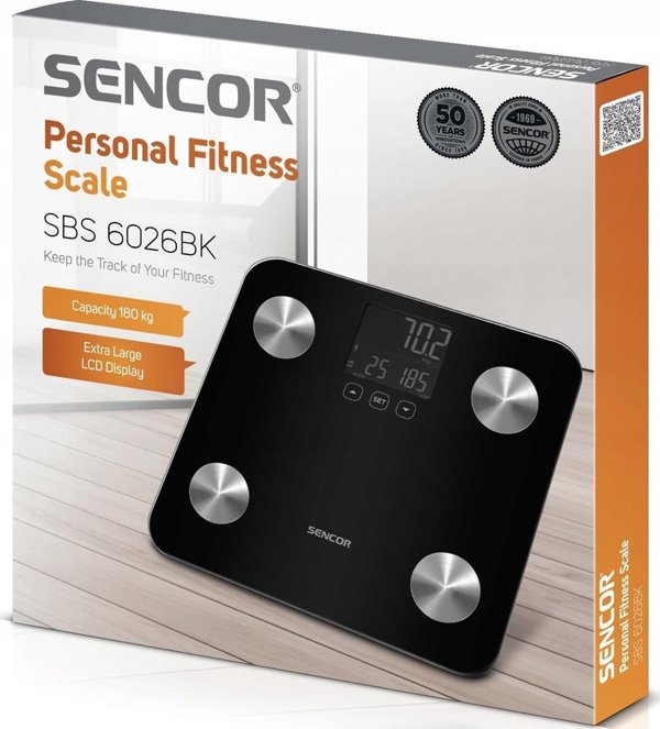 Waga lazienkowa Sencor SBS 6026BK