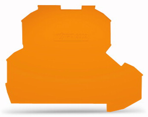 Wago Ścianka końcowa wewnętrzna pomarańczowa 51,7x69,7mm - 2002-2292