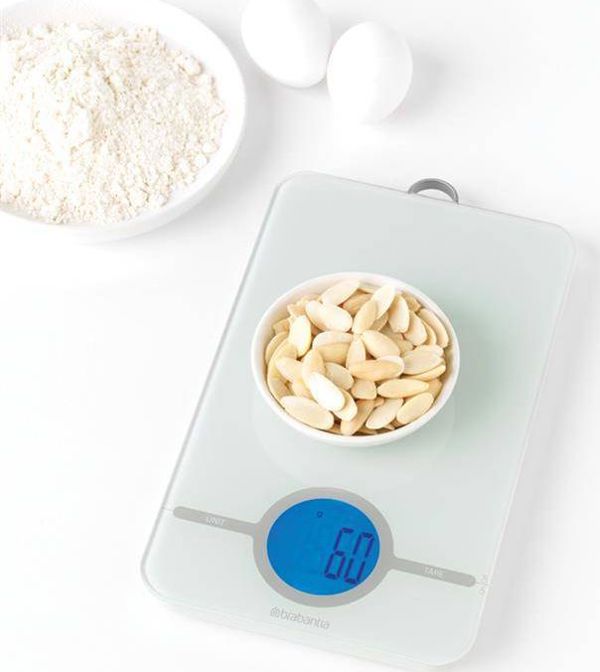 Brabantia Tasty+ Ζυγαριά Κουζίνας 5kg Ψηφιακή, Ανοιχτό Γκρι 122668