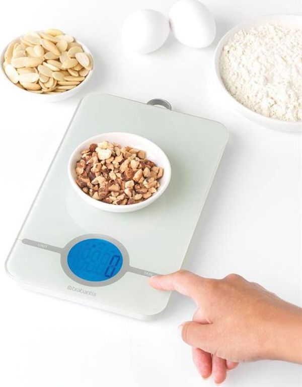 Brabantia Tasty+ Ζυγαριά Κουζίνας 5kg Ψηφιακή, Ανοιχτό Γκρι 122668
