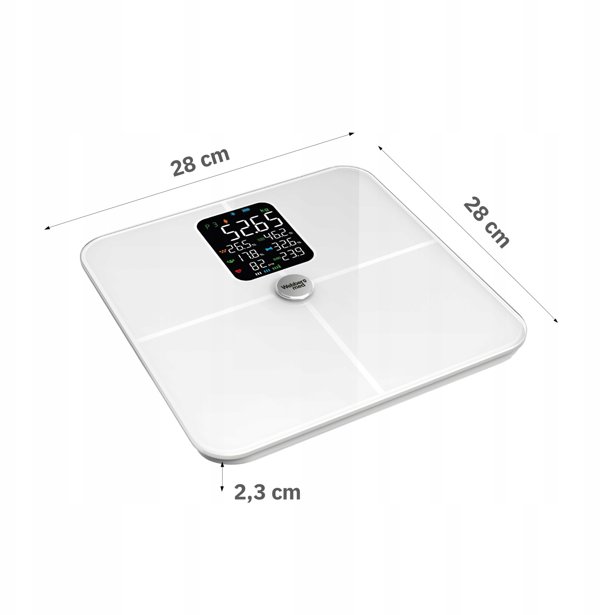 Αναλυτική Ζυγαριά Μπάνιου 16 Παραμέτρων Apple Health, Google Fit, IF1321B