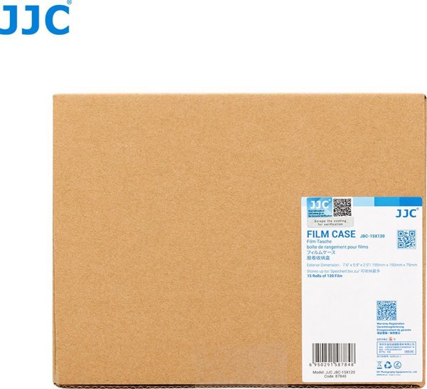 Walizka foto JJC Kuferek JJC JBC-15X120 na 15 rolek z filmem 120mm