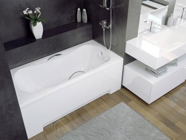Μπανιέρα Besco Aria ορθογώνια 170 x 70cm