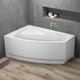 Wanna asymetryczna 140x80 lewa FRIDA