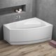 Wanna asymetryczna 140x80 lewa FRIDA