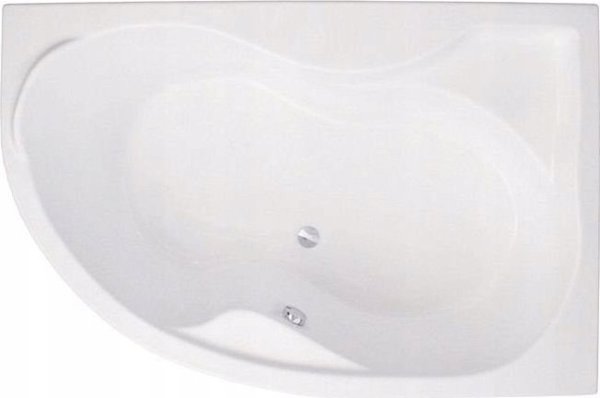Polimat Μπανιέρα Ασύμμετρη DORA Δεξιά 170x110cm