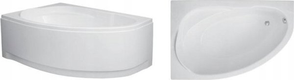 Wanna asymetryczna 150x100 lewa  MAREA