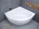 Polimat Μπανιέρα Συμμετρική Standard 150x150cm Λευκή