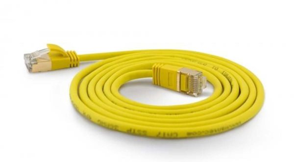 Wantec Καλώδιο Δικτύωσης Patchcord Cat.7, SSTP, 1.5m, Κίτρινο (7174)