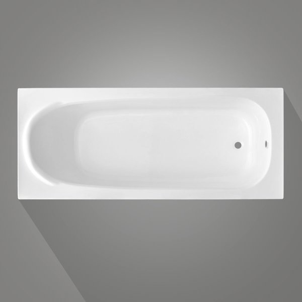 Μπανιέρα Polimat Wanna 170x75 Medium Ορθογώνια
