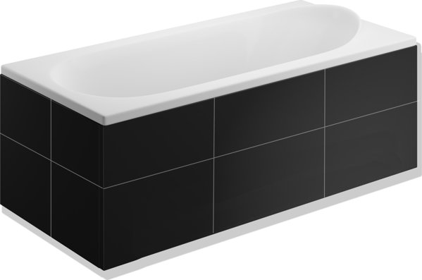 Μπανιέρα Polimat Wanna 170x75 Medium Ορθογώνια