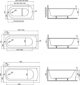 Wanna 150x70 CLASSIC SLIM