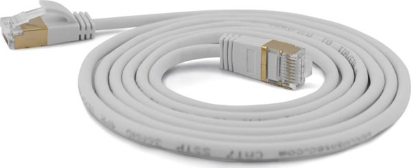 Wantec Cat.7 Patch Cable S/FTP RJ45, Extra Thin, 1.5m - Γκρι
