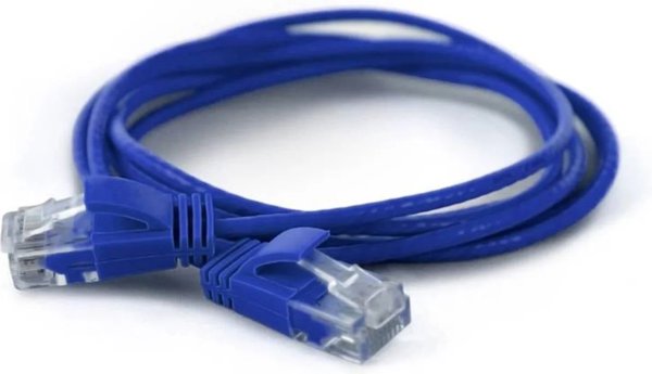Καλώδιο Δικτύωσης Wantec Patchcord Cat.6a, U/UTP, 0.2m, Μπλε (7240)