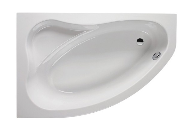Μπανιέρα Sanplast Eko Plus Γωνιακή Ασύμμετρη Αριστερή 145 x 95 cm