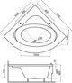 Wanna symetryczna 140x140 STANDARD