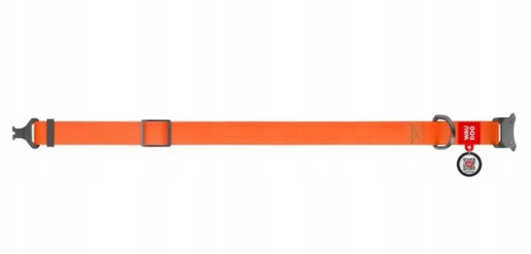 Περιλαίμιο Wau Dog WAU DOG WATERPROOF XL 2,5/38-58cm PVC πορτοκαλί