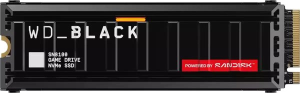 WD Black SN8100 NVMe SSD - 8TB With Heatsink