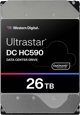 WD Ultrastar DC HC590 - Festplatte - Datencenter - verschlusselt - 26 TB - intern - 3.5" (8.9 cm) - SAS 12Gb/s - 7200 rpm - Puffer: 512 MB - Self-Encrypting Drive (SED)