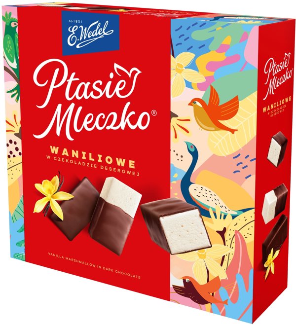 Wedel Ptasie mleczko E.WEDEL, waniliowe, 340g