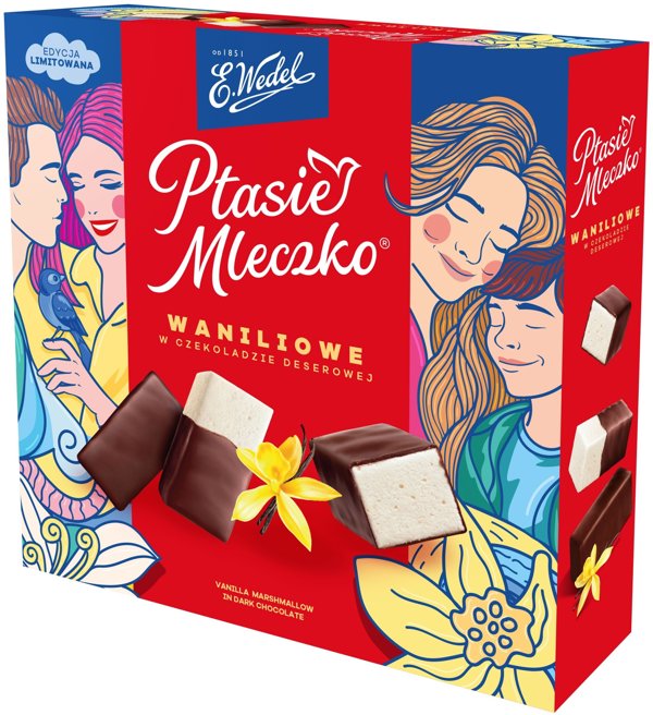 Wedel Ptasie mleczko E.WEDEL, waniliowe, 340g