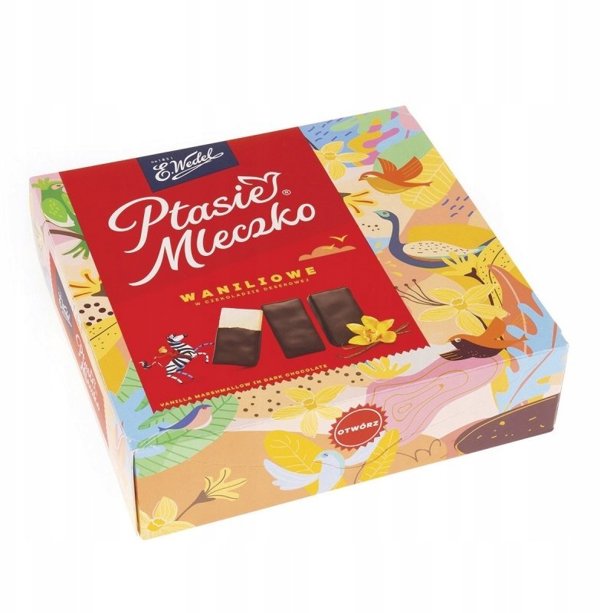Wedel Ptasie mleczko E.WEDEL, waniliowe, 340g