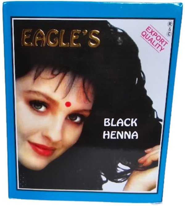 Wella Professionals Eagles, Henna Powder, Permanent Hair Dye,  Black, 6 pcs, 60 g For Women