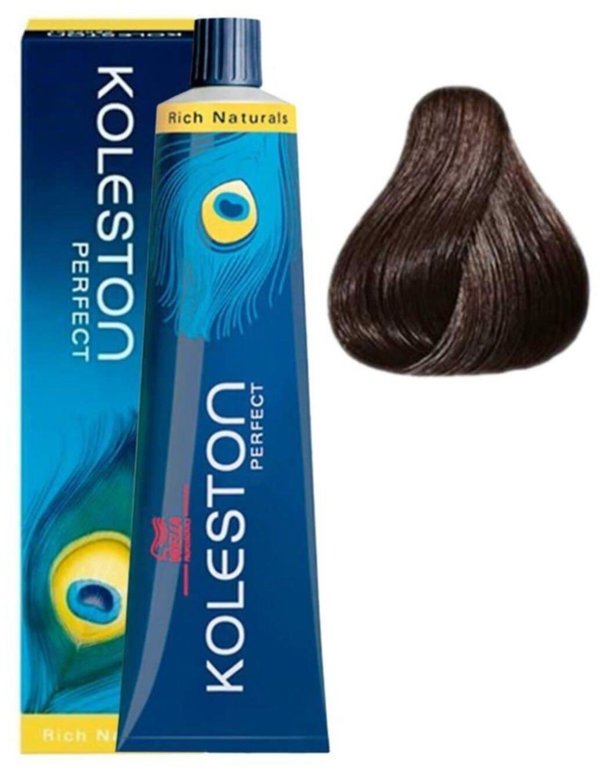 Wella Professionals Wella Professionals, Koleston Perfect, Μόνιμη Βαφή Μαλλιών, 4/ Μεσαίου καφέ, 60 ml για γυναίκες 13081458 4015600181529