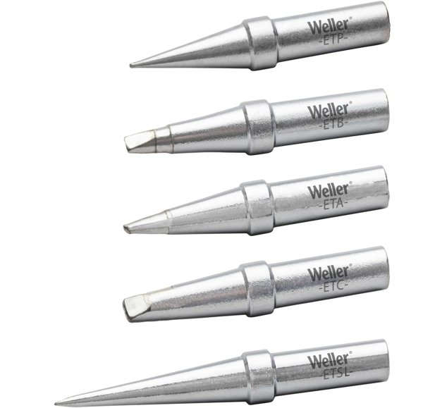 Weller Loddespids-sæt Mejselform, Rund form, Spids form Indhold 1 Set