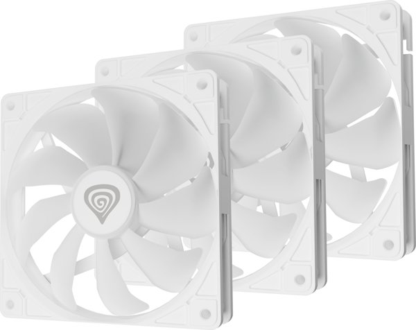 Genesis Oxal 120 ARGB Ανεμιστήρας PC 120mm - Λευκός, 3-Pack (NGF-2266)