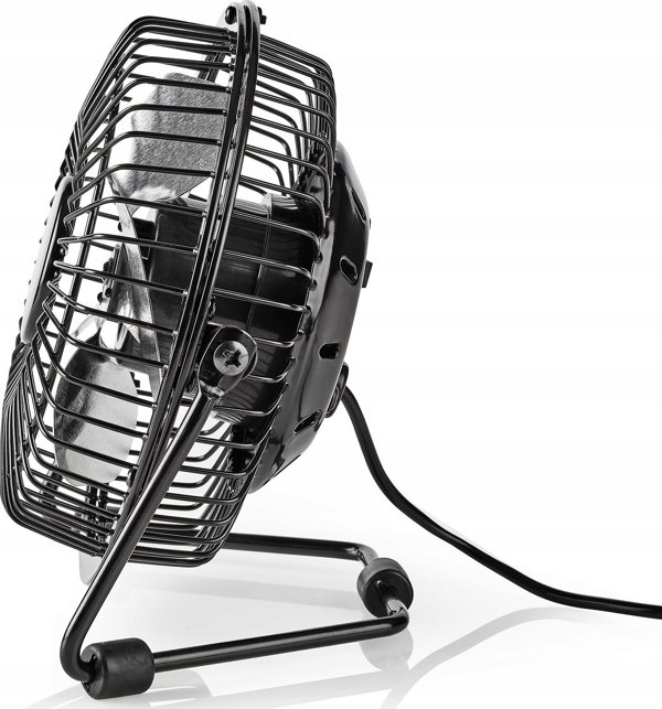 Nedis FNDK1BK10 Ανεμιστήρας Επιτραπέζιος 25cm, Μαύρος