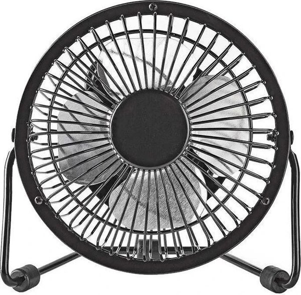 Nedis FNDK1BK10 Ανεμιστήρας Επιτραπέζιος 25cm, Μαύρος