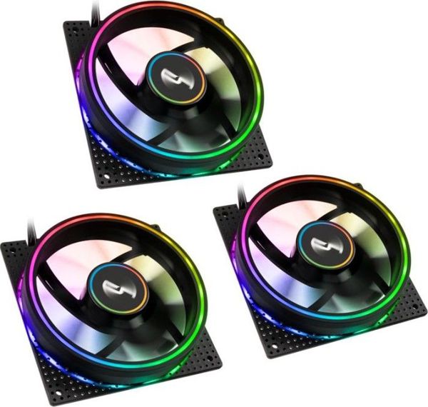 Cryorig Crona S 120 ARGB Ανεμιστήρες PC 120mm 3-Pack (CR-XRS3) με PWM Speed Control