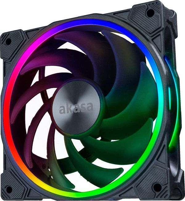 Akasa SOHO AR Ανεμιστήρας Υπολογιστή 120mm, Addressable RGB LED, Αθόρυβη Λειτουργία (AK-FN108)