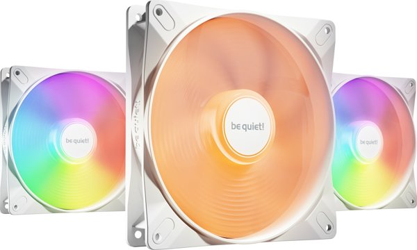 be quiet! Light Wings LX 140mm PWM High-Speed Ανεμιστήρας Υπολογιστή, Λευκός, 3-Pack (BL131)