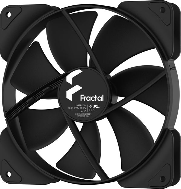 Wentylator Fractal Design Aspect 14 Czarny (FD-F-AS1-1401)