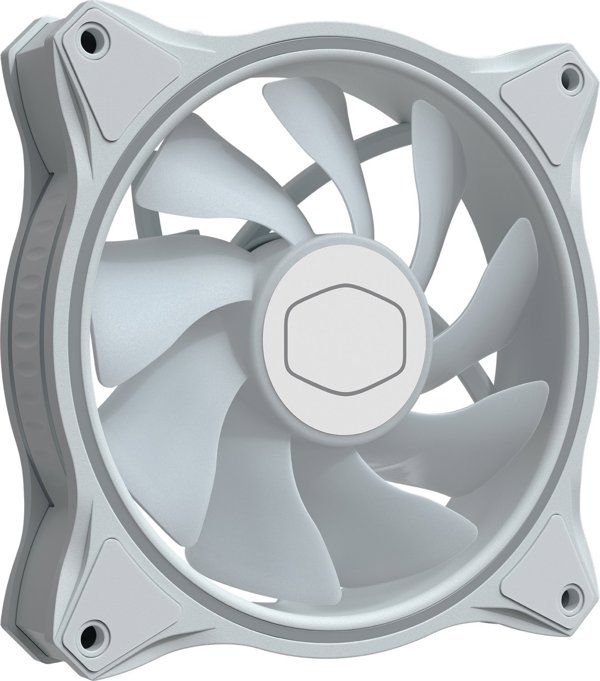 Cooler Master MasterFan MF120 Halo 3-Pack White Edition Ανεμιστήρας PC με Addressable RGB Φωτισμό (MFL-B2DW-183PA-R1)