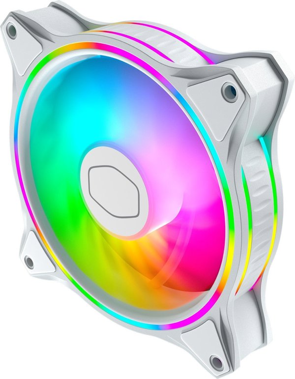 Cooler Master MasterFan MF120 Halo 3-Pack White Edition Ανεμιστήρας PC με Addressable RGB Φωτισμό (MFL-B2DW-183PA-R1)