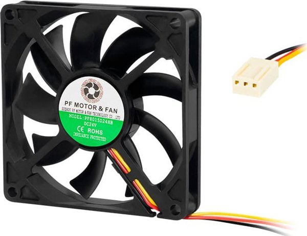 Ανεμιστήρας Blow 80x15mm 24V με ρουλεμάν